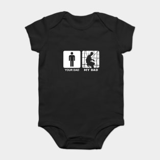 Your Dad My Dad Scaffolder Baby Bodysuit